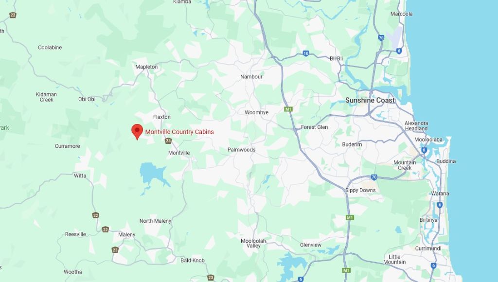 Montville location in Sunshine Coast Hinterland